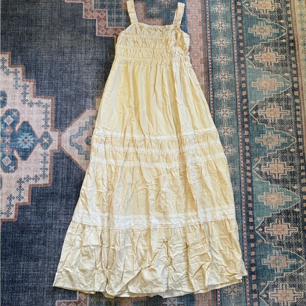 NWT Sunday Affairs Sala Maxi Dress - Solai The Lable Salt and Sea Lookalike